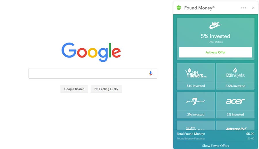 Acorns-Found-Money-Chrome-Extension-Preview