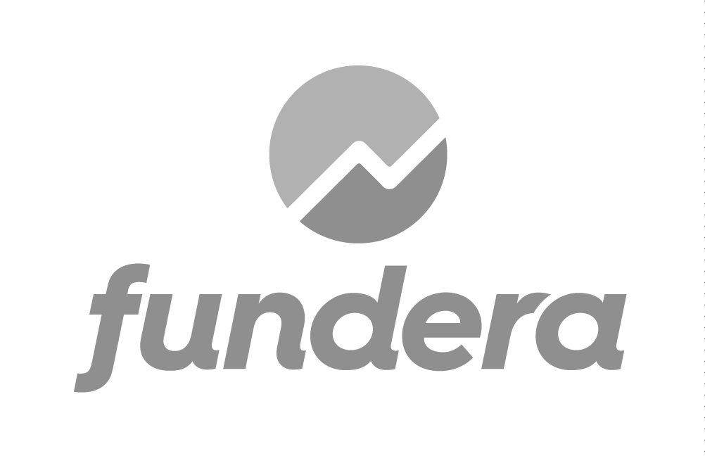 Fundera Logo PNG Grayscale